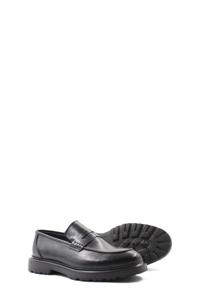 KOALA SYDNEY  Black Leather Chunky Loafers
