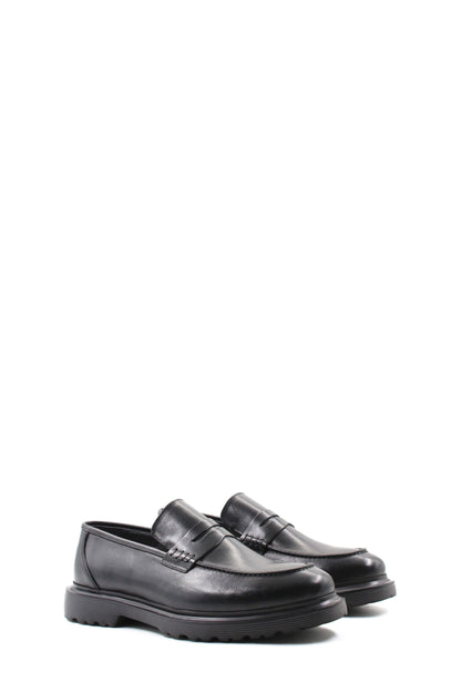 KOALA SYDNEY  Black Leather Chunky Loafers