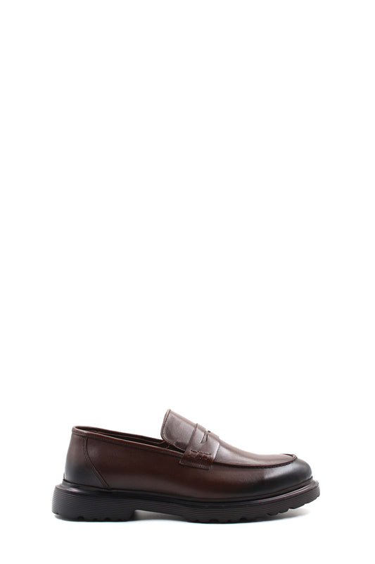 KOALA SYDNEY  Brown Leather Chunky Loafers Wessi