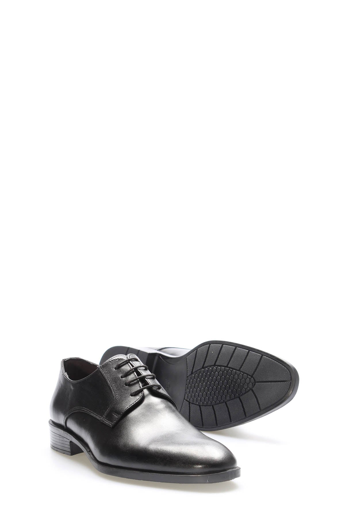 Hakiki Deri Erkek Klasik Ayakkabı 819MAF1002 Siyah