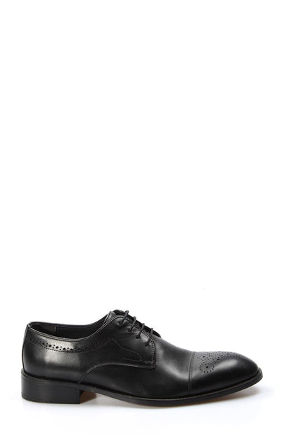 KOALA SYDNEY Men's Black Leather Oxford Dress Shoes
