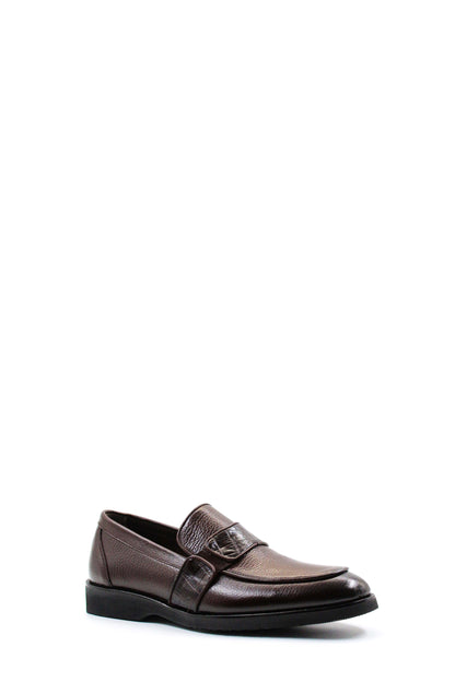 KOALA SYDNEY  Men's Brown Leather Formal Loafers-Wessi