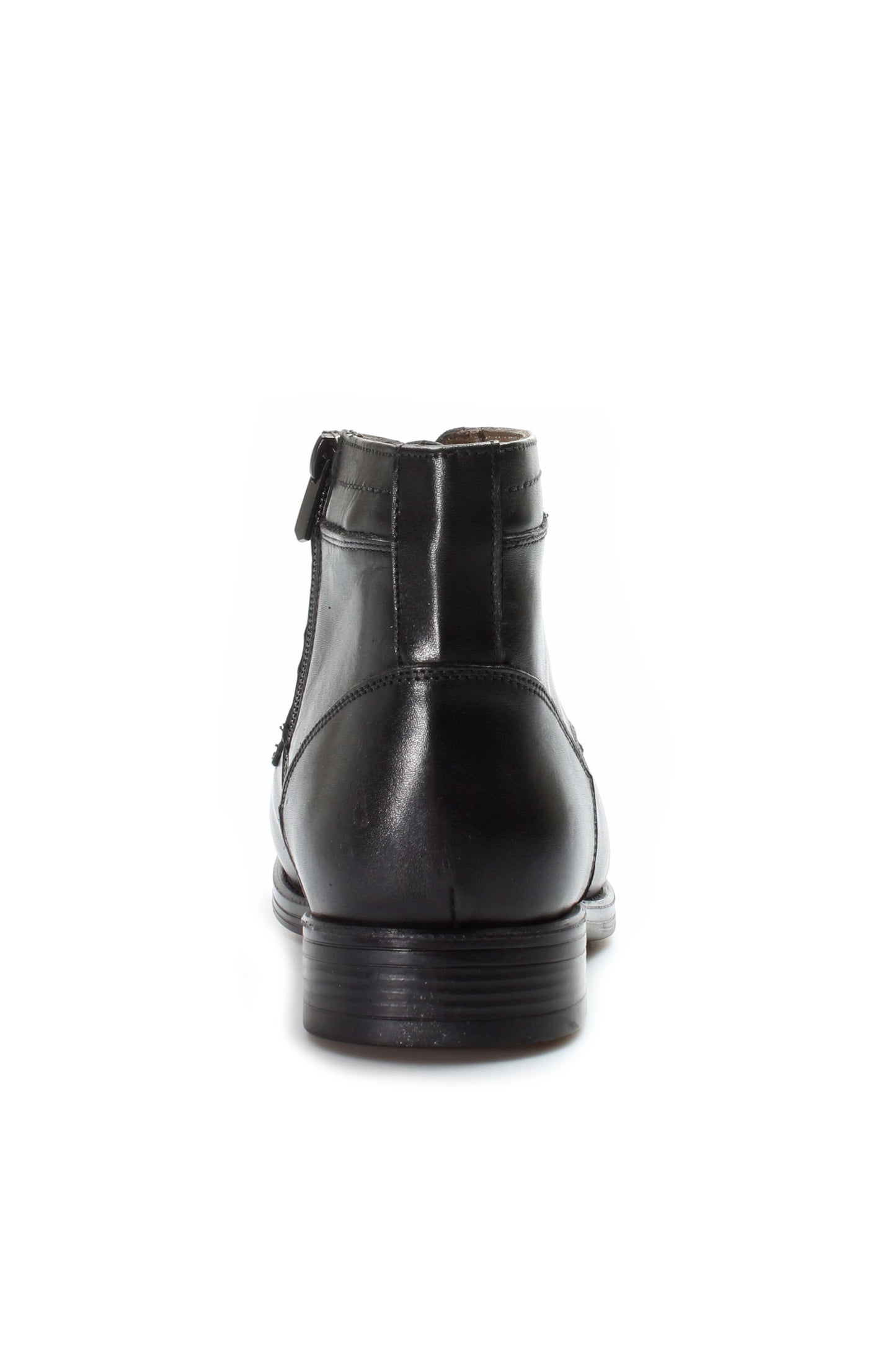 KOALA SYDNEY Men's Black Leather Ankle Boots with Lace-Up Design