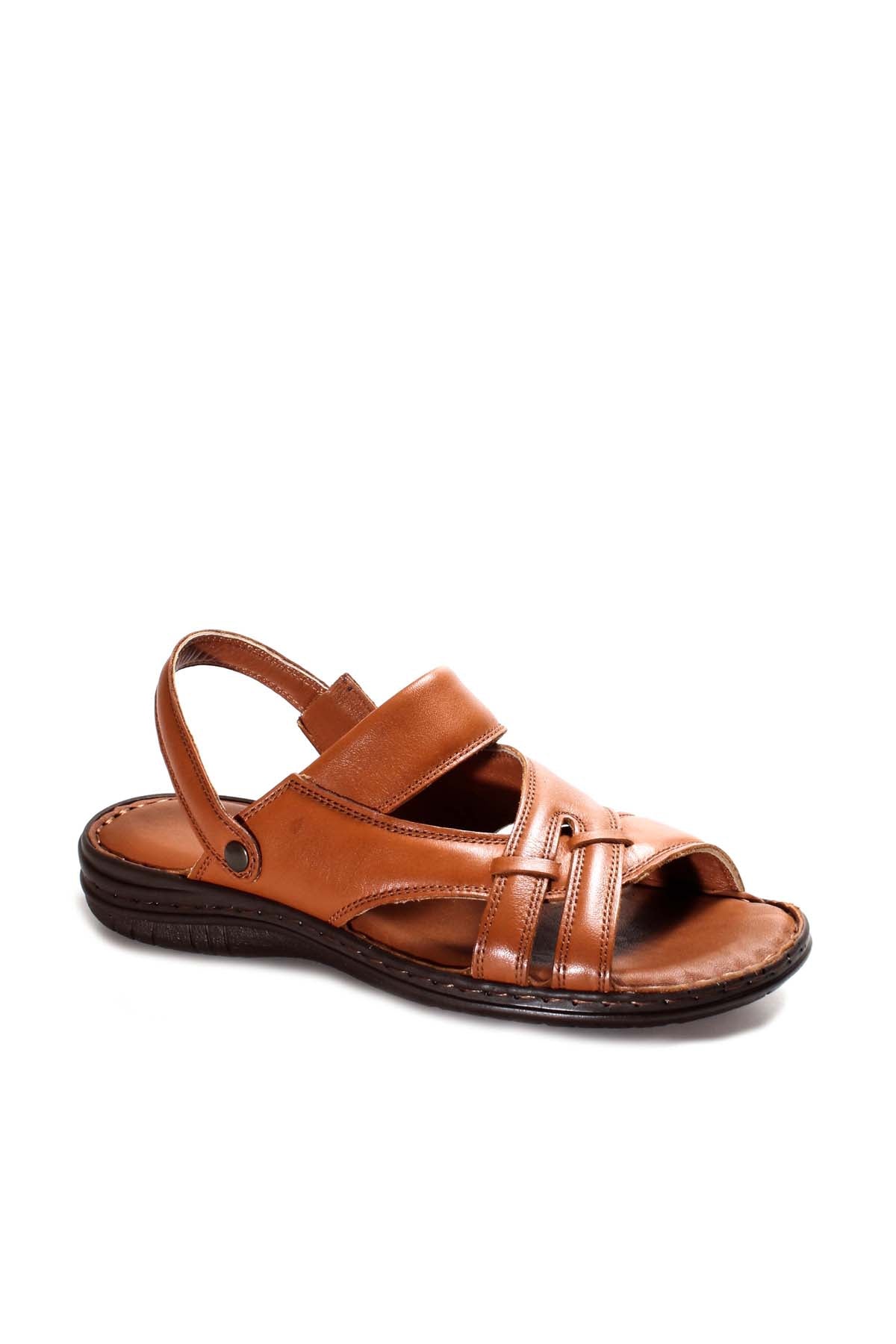 Men's Brown Leather Sandals