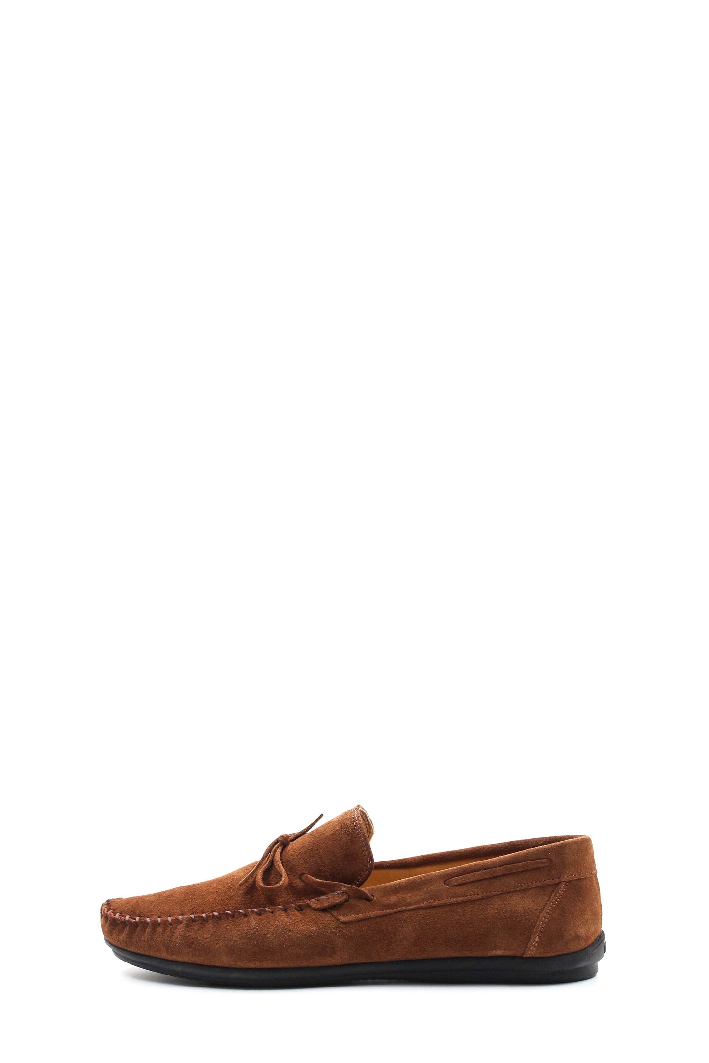 KOALA SYDNEY Men's Brown Suede Bow-Tie Moccasin Loafers