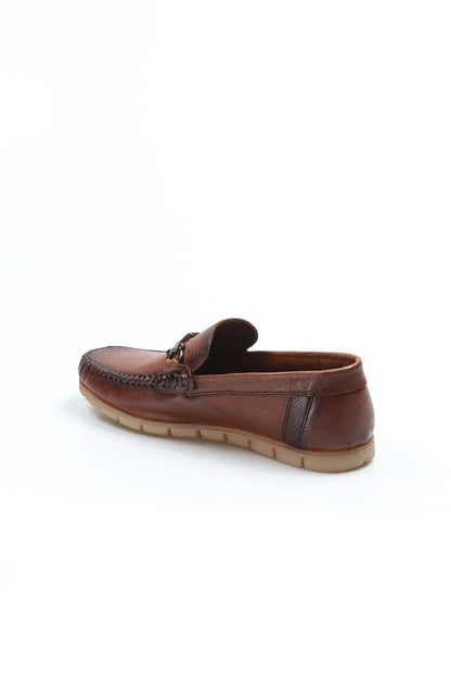 KOALA SYDNEY  Men's Brown Leather Bit Loafers-Wessi