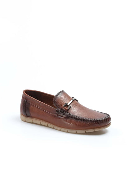 KOALA SYDNEY  Men's Brown Leather Bit Loafers-Wessi