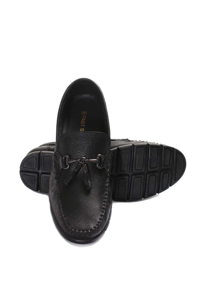 KOALA SYDNEY Men's Black Tassel Loafers
