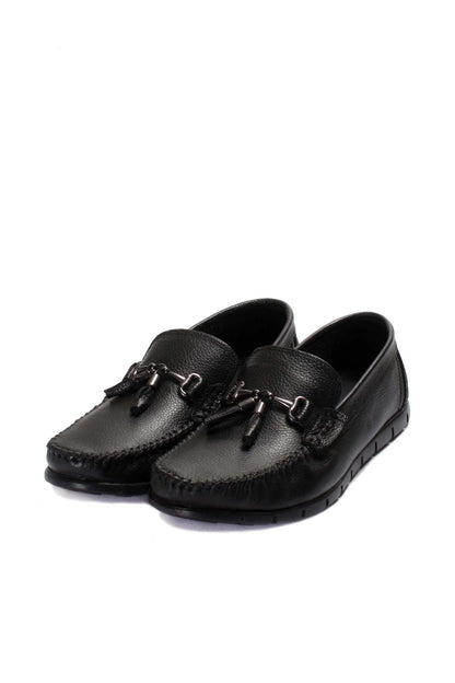KOALA SYDNEY Men's Black Tassel Loafers