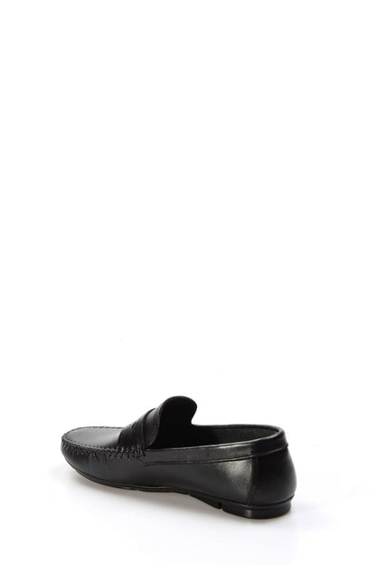 KOALA SYDNEY Men's Classic Black Leather Loafers