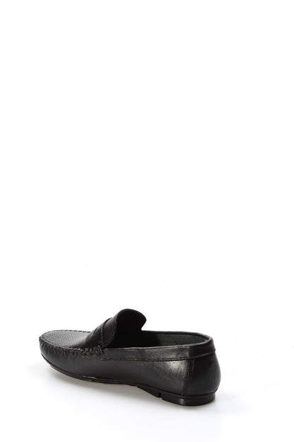 KOALA SYDNEY Men's Black Leather Loafers