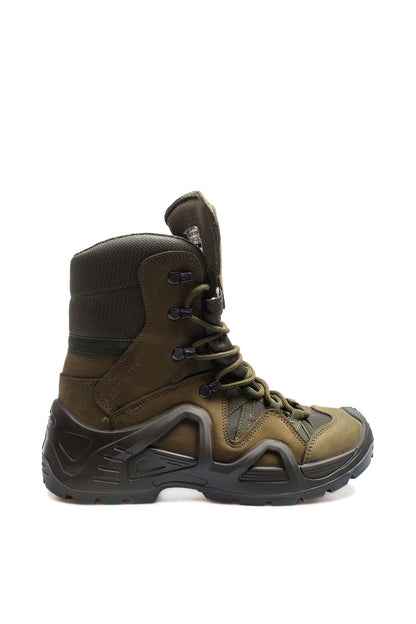 KOALA SYDNEY  Men's Olive Green Tactical Combat Boots with Rugged Sole -