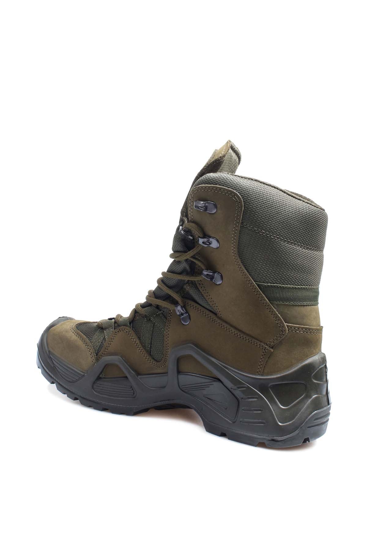 KOALA SYDNEY  Men's Olive Green Tactical Combat Boots with Rugged Sole -