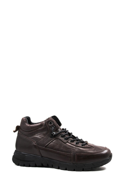 KOALA SYDNEY  Brown Leather Hiking Boots-Wessi