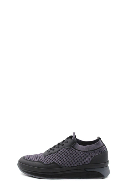 Black Mesh Knit Sneakers Wessi