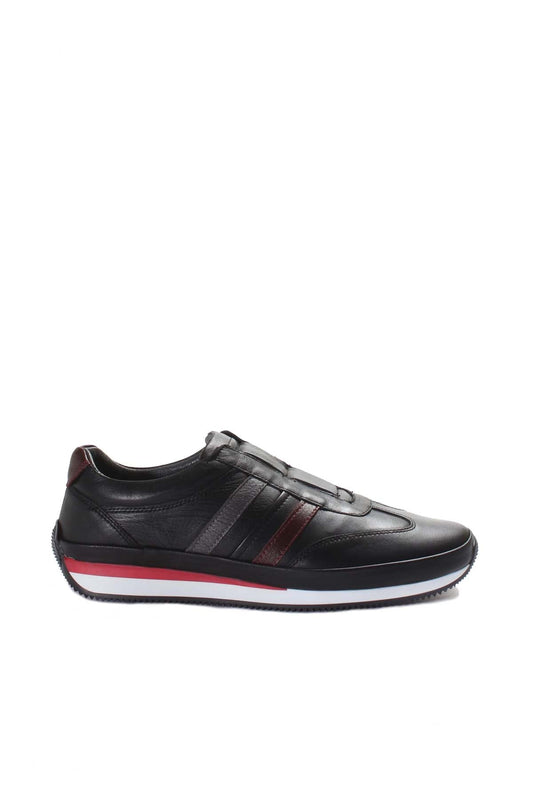 KOALA SYDNEY  Black Leather Slip-On Sports Shoes Wessi