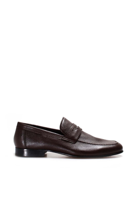 KOALA SYDNEY  Brown Classic Leather Penny Loafers-Wessi