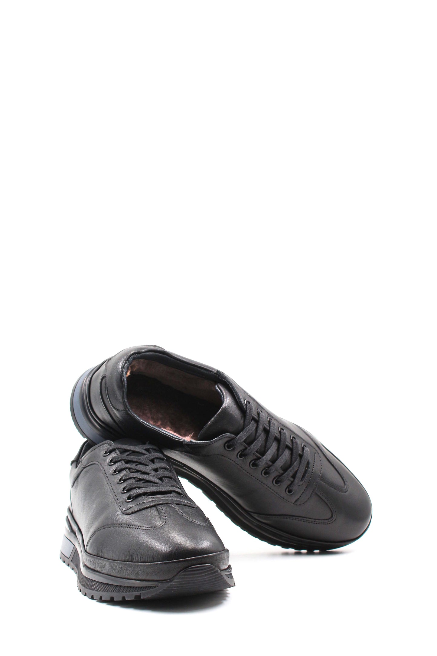 KOALA SYDNEY  Black Leather Casual Sneakers