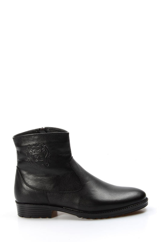 KOALA SYDNEY  Men's Black Leather Ankle Boots-Wessi
