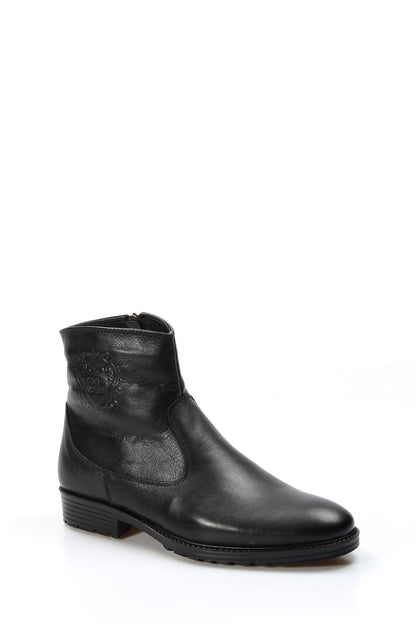 KOALA SYDNEY  Men's Black Leather Ankle Boots-Wessi