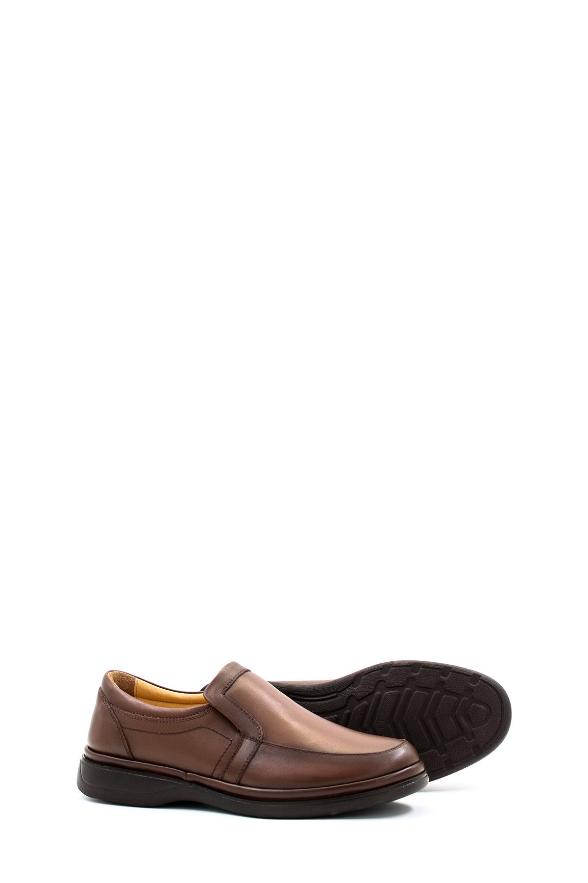 KOALA SYDNEY  Men's Brown Leather Slip-On Loafers with Comfort Sole-Wessi