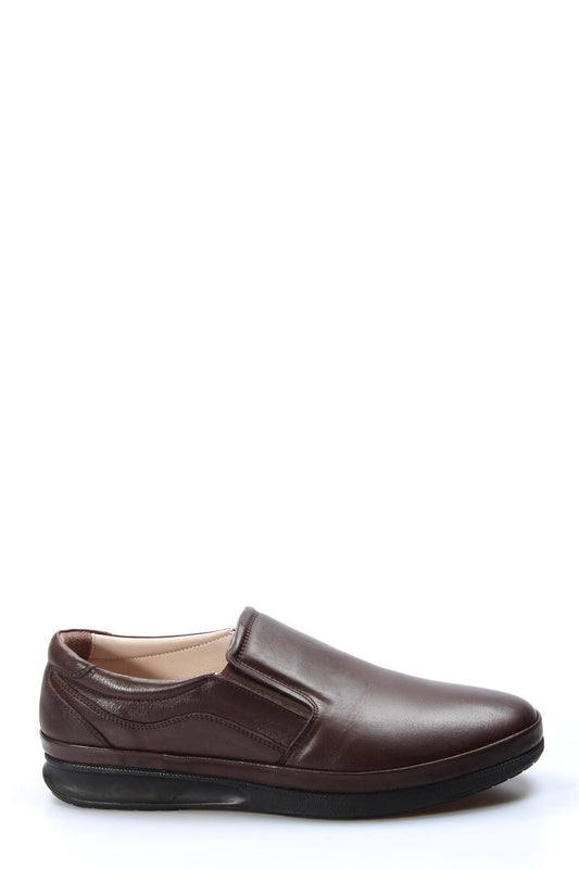 KOALA SYDNEY  Brown Leather Slip-On Loafers Wessi