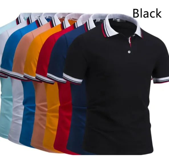 Men's Fashion Casual Lapel Polo Shirt