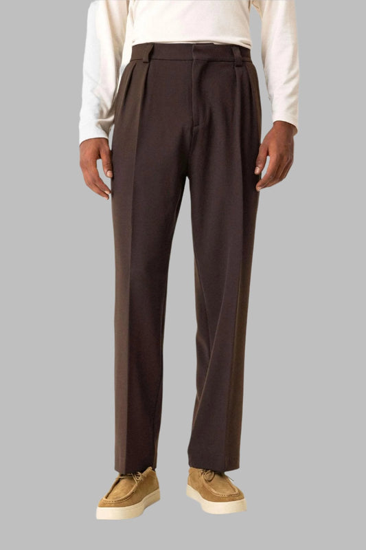 KOALA SYDNEY  High Waist Pleated Relaxed Fit Baggy Men's Pants