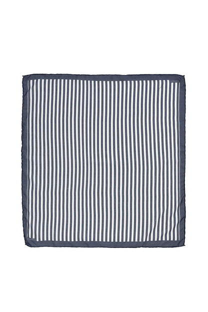 KOALA SYDNEY Men's Navy Blue Navy Striped Scarf