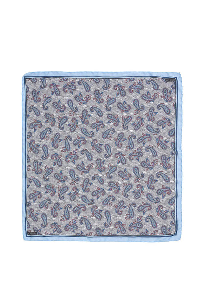 Men's Blue Drop Patterned Scarf