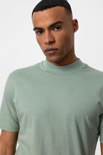 KOALA SYDNEY Men's Mint Slim Fit Basic T-Shirt