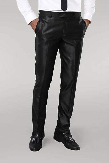 KOALA SYDNEY  Modeled Shiny Black Suit |