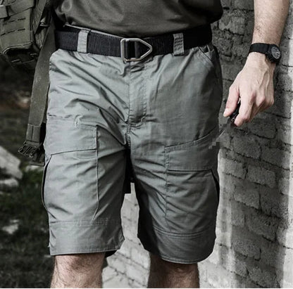 Men's Loose Cargo Shorts with Multiple Pockets
