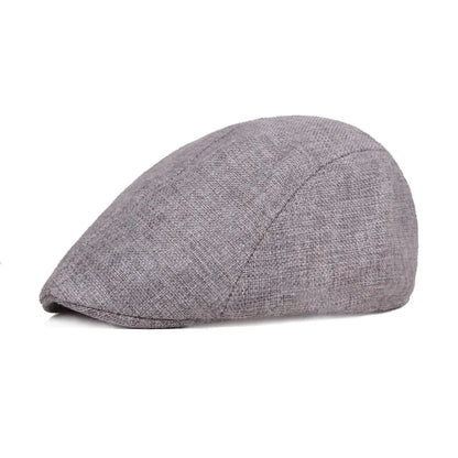 Men’s Cotton Linen Beret Hat