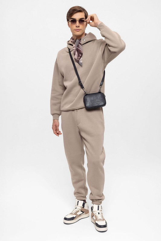 KOALA SYDNEY Men's Mink Oversize Hooded Sweatshirt