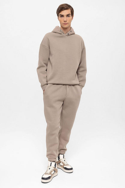 Men's Mink Oversize Hooded Sweatshirt