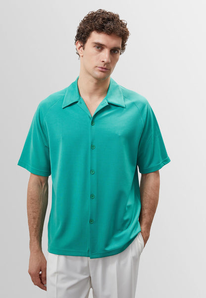 KOALA SYDNEY Men's Grass Green Oversize Short Sleeve Shirt