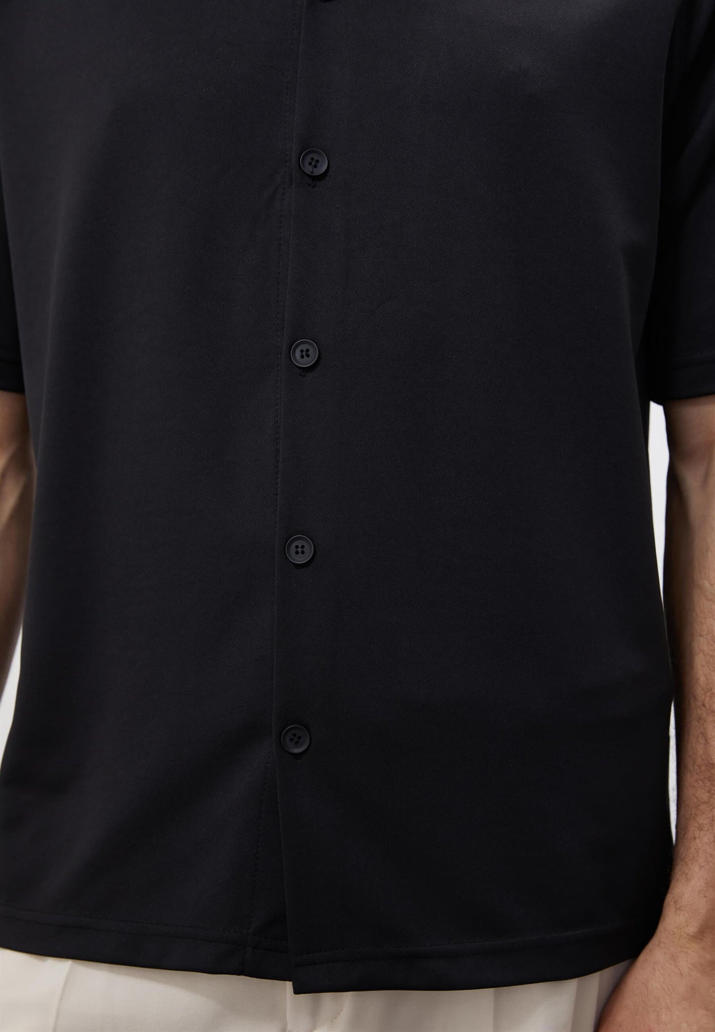 KOALA SYDNEY Men's Black Oversize Short Sleeve Shirt