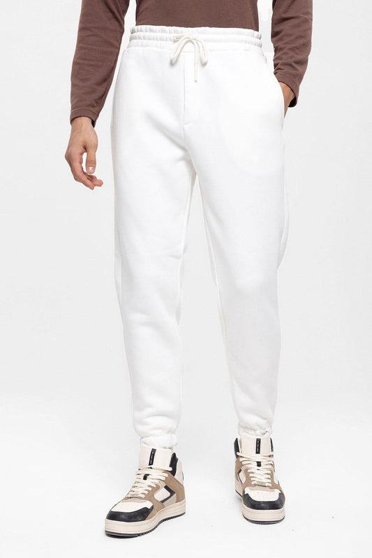 KOALA SYDNEY Men's Ecru Tracksuit with Elastic Legs