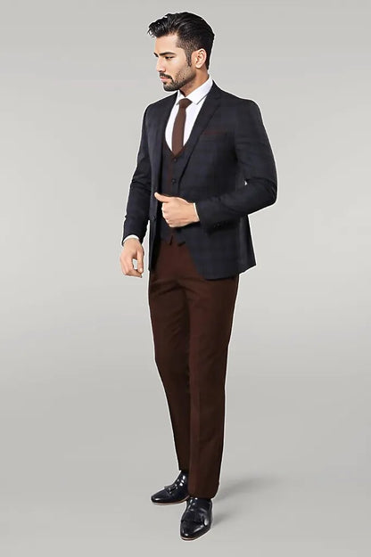KOALA SYDNEY  Plaid 3 Piece Suit |