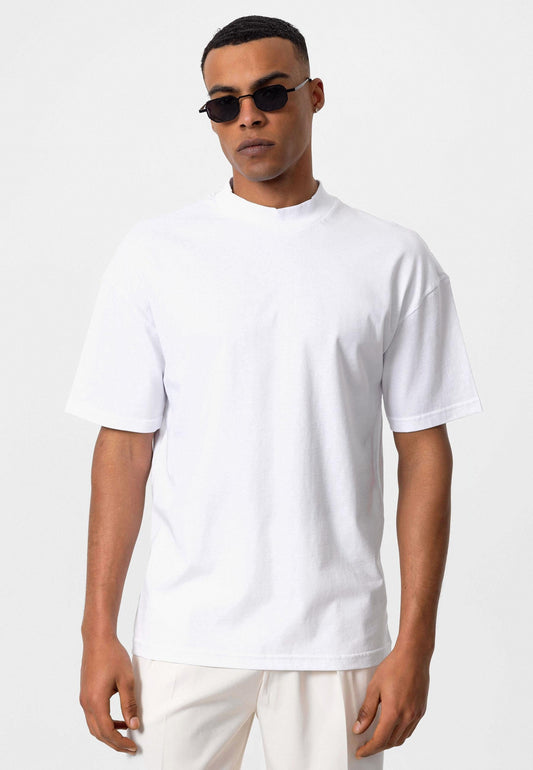 KOALA SYDNEY Men's White Comfortable Fit Basic T-Shirt