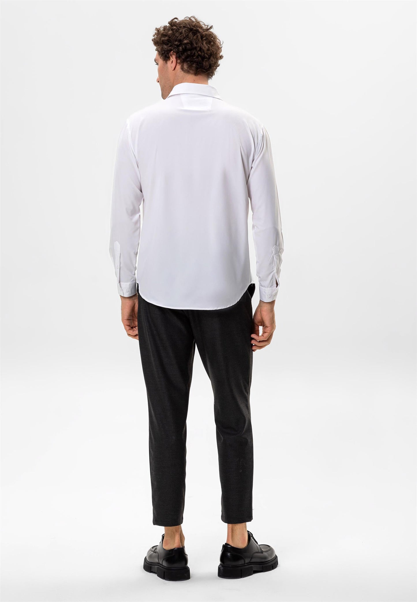 KOALA SYDNEY  Men's White Comfortable Fit Shirt -