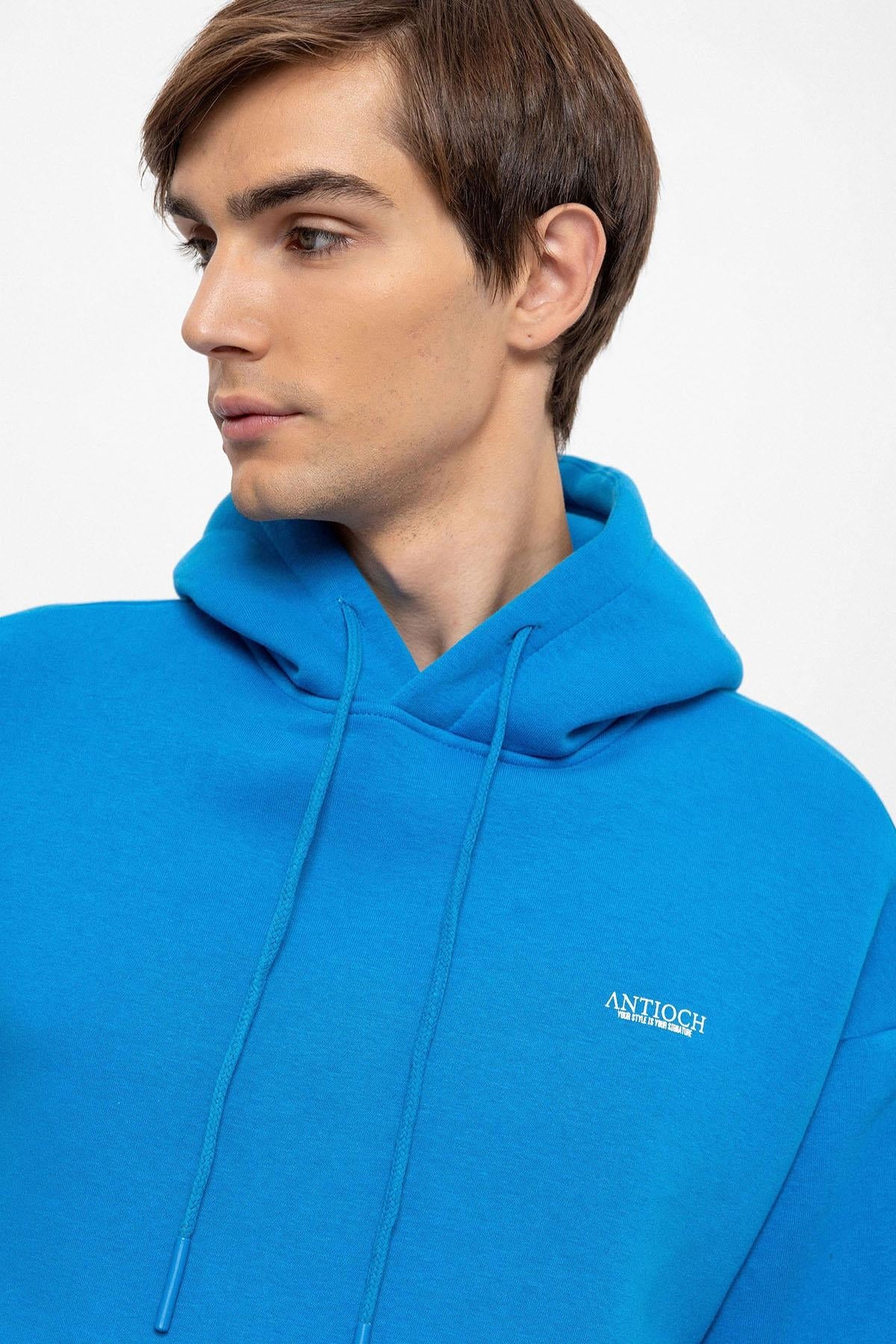 Men's Sax Regular Fit Printed Tracksuit Set