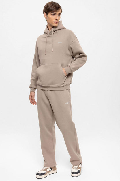 KOALA SYDNEY Men's Mink Regular Fit Printed Tracksuit Set