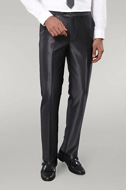 Shiny Charcoal Men's Suit