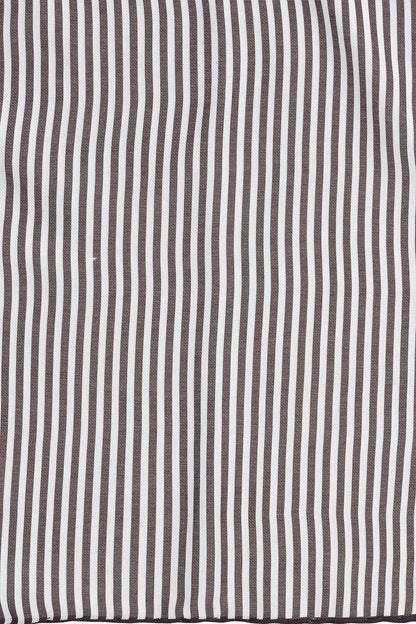 KOALA SYDNEY Men's Black Striped Scarf