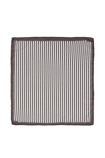KOALA SYDNEY Men's Black Striped Scarf