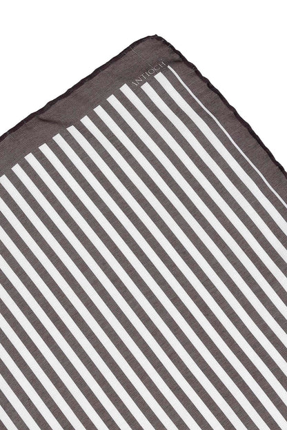 KOALA SYDNEY Men's Black Striped Scarf