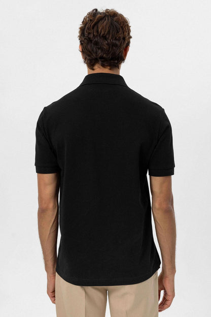 KOALA SYDNEY Men's Black Polo Neck T-Shirt