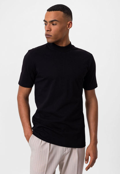 KOALA SYDNEY Men's Black Slim Fit Basic T-Shirt